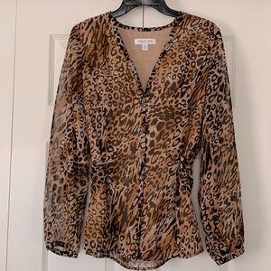 Leopard Print Blouse